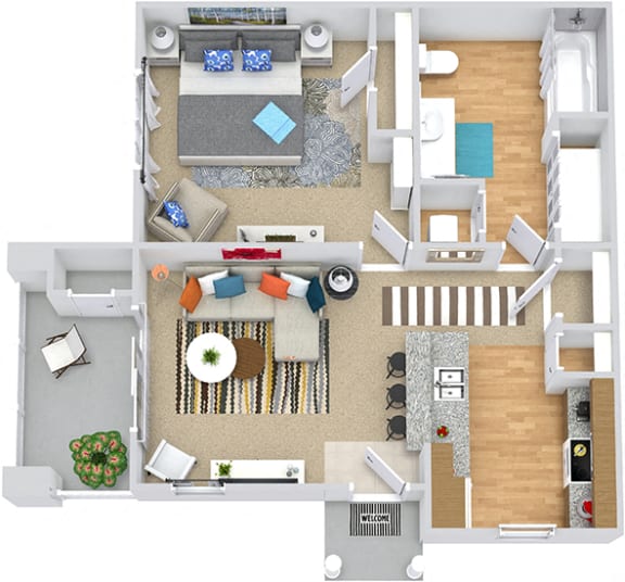 Floor Plans of Bexley Commons at Rosedale in Huntersville, NC